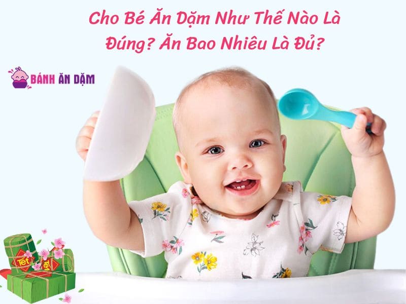 Cho Bé Ăn Dặm Như Thế Nào Là Đúng? Ăn Bao Nhiêu Là Đủ?