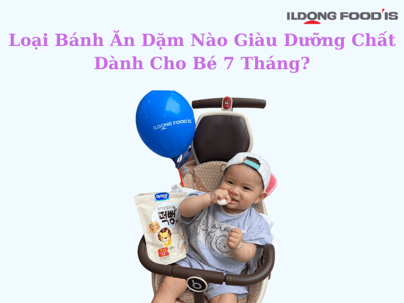 Loại Bánh Ăn Dặm Nào Giàu Dưỡng Chất Dành Cho Bé 7 Tháng?