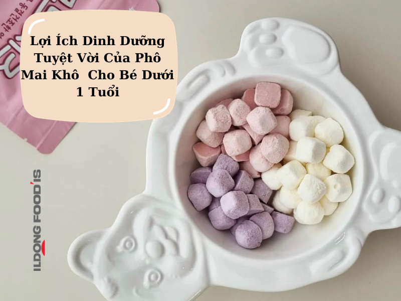 Lợi Ích Dinh Dưỡng Tuyệt Vời Của Phô Mai Khô Cho Bé Dưới 1 Tuổi