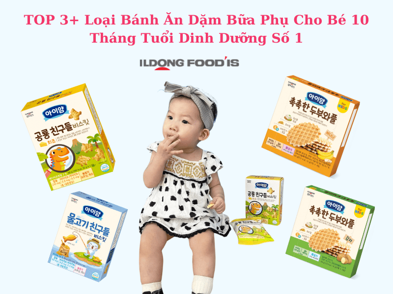 TOP 3+ Bánh Ăn Dặm Bữa Phụ Cho Bé 10 Tháng Dinh Dưỡng Số 1